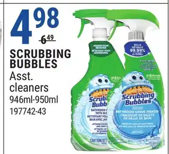 Rossy SCRUBBING BUBBLES Asst. cleaners offer