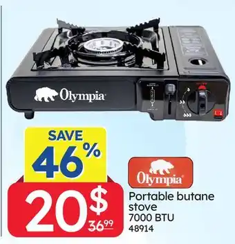 Rossy OLYMPIA Portable butane stove offer