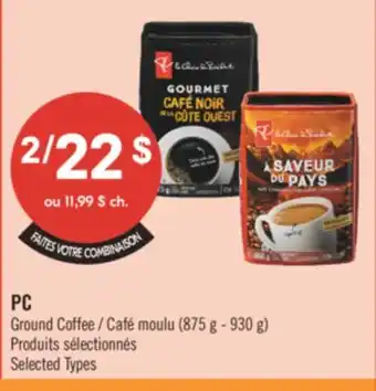 Shoppers Drug Mart PC Ground Coffee offer