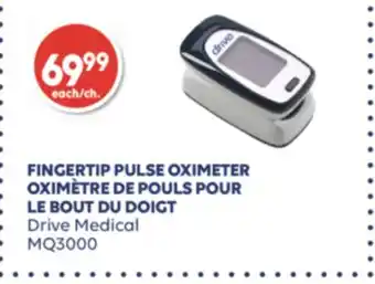 Wellwise by Shoppers OXIMÈTRE DE POULS POUR LE BOUT DU DOIGT Drive Medical offer