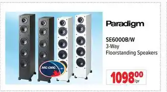 2001 Audio Video Paradigm 3-Way Floorstanding Speakers offer