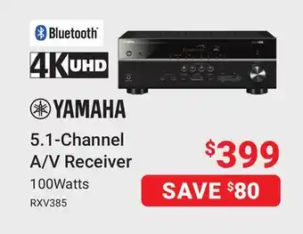 Visions Electronics Yamaha 5.1-Channel A/V Receiver offer