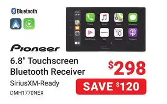 Visions Electronics PIONEER 6.8 Touchscreen Bluetooth Receiver offer