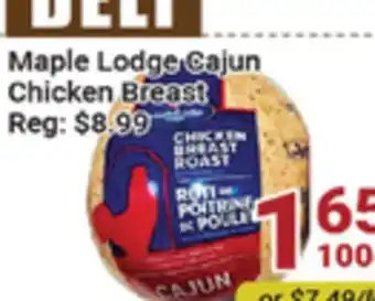Oceans Fresh Food Market Maple Lodge Cajun Chicken Breast offer