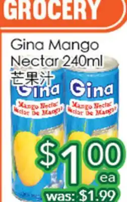 Ample Food Market Gina Mango Nectar offer