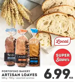 IGA Portofino bakery artisan loaves offer