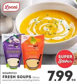 IGA Soupetc! fresh soups offer