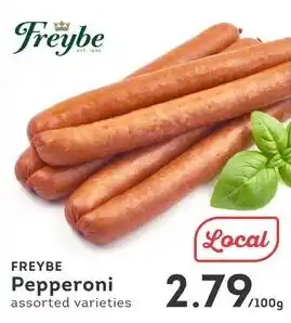 IGA Freybe pepperoni offer