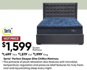 Sleep Country Serta Perfect Sleeper Elite Chiffon Mattress offer