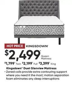 Dormez Vous Kingsdown Duet Glenview Mattress offer