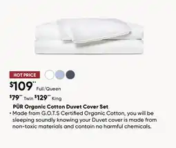 Dormez Vous PÜR Organic Cotton Duvet Cover Set offer