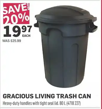 Co-op Gracious living trash can offer