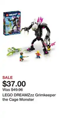 Well LEGO DREAMZzz Grimkeeper the Cage Monster offer