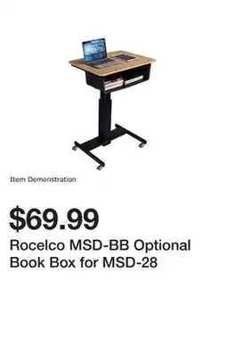 Newegg Rocelco MSD-BB Optional Book Box for MSD-28 offer