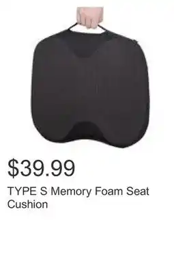 Costco TYPE S Memory Foam Seat Cushion offer