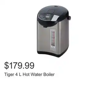 Costco Tiger 4 L Hot Water Boiler offer