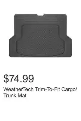 Costco WeatherTech Trim-To-Fit Cargo/Trunk Mat offer