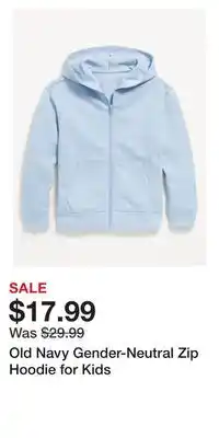 Old Navy Old Navy Gender-Neutral Zip Hoodie for Kids offer