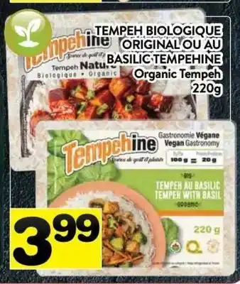 Supermarché PA TEMPEHINE Organic Tempeh offer