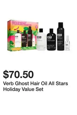 Sephora Verb Ghost Hair Oil All Stars Holiday Value Set offer
