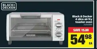 Real Canadian Superstore Black & decker 4 slice air fry toaster oven offer
