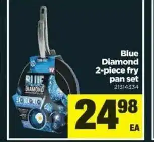 Real Canadian Superstore Blue diamond 2-piece fry pan set offer