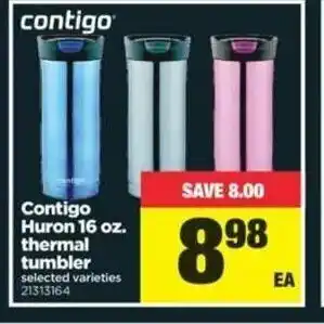 Real Canadian Superstore Contigo huron 16 oz. thermal tumbler offer