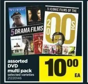 Real Canadian Superstore Assorted DVD multi pack offer