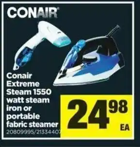Real Canadian Superstore Conair extreme steam 1550 offer