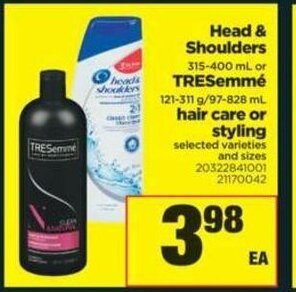 Real Canadian Superstore Head & shoulders offer