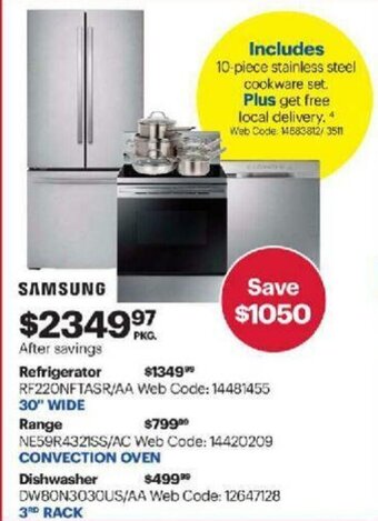 Best Buy Refrigerator offer