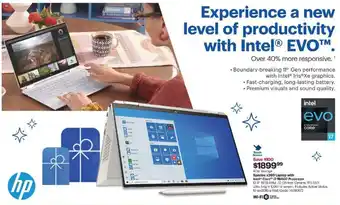 Best Buy 5pectre X360 laptop with intel offer
