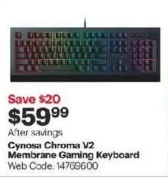 Best Buy Cynosa chroma V2 membrane gaming keyboard offer
