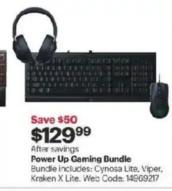 Best Buy Power up gaming bundle offer