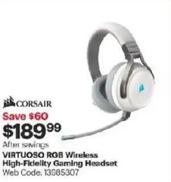 Best Buy Virtuoso RGB Wireless High-Fidelity Gaming Headset offer