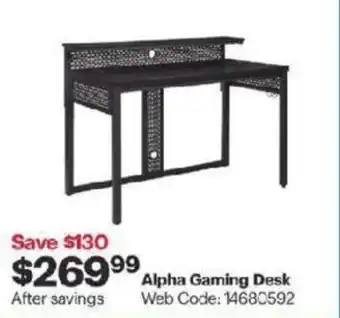 Best Buy Alpha Gaming Desk offer