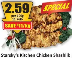 Starsky Starsky's Kitchen Chicken Shashlik offer