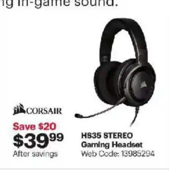 Best Buy HS35 Stero Gaming Headset offer