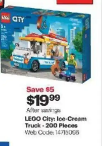 Best Buy LEGO City : Ice-Cream Truck - 200 Pieces offer