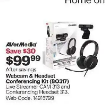 Best Buy Webcam & Headset Conferencing Kit offer
