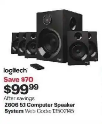 Best Buy Z606 5.1 Computer Speaker System offer