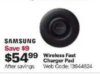 Best Buy Wireless Fast Charger Pad offer