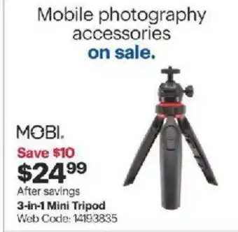 Best Buy 3-in-1 Mini Tripod offer