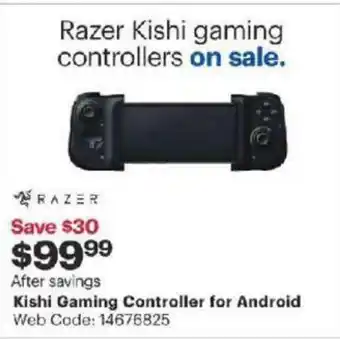 Best Buy Kishi Gaming Controller for Android offer