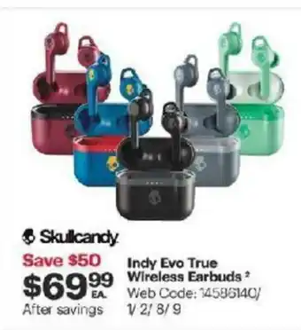 Best Buy Indy Evo True Wireless Earbuds offer
