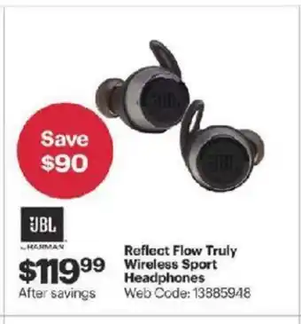 Best Buy Reflect Flow Truly Wireless Sport Headphones offer