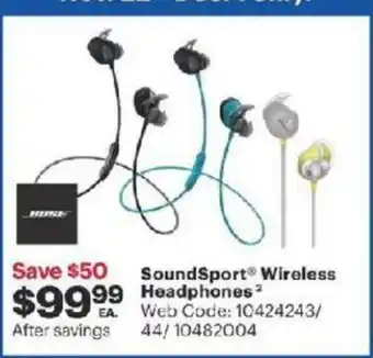 Best Buy SoundSport Wireless Headphones offer
