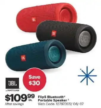 Best Buy Flip5 Bluetooth Portable Speaker offer