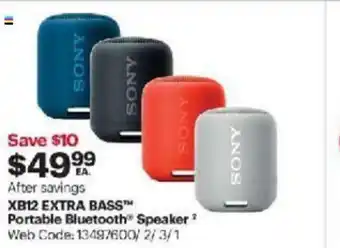 Best Buy Portable Bluetooth Speaker offer