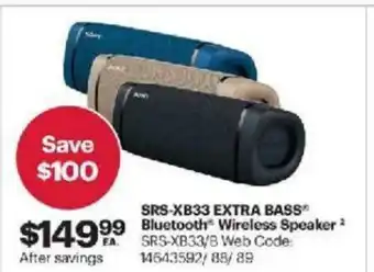 Best Buy Bluetooth Wireless Speaker offer